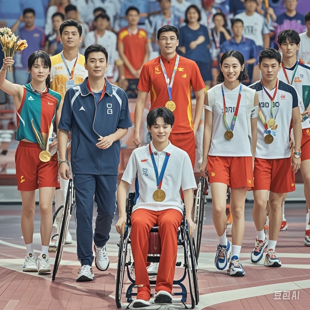 手足患难！运动员团结一心共进